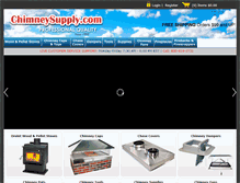 Tablet Screenshot of chimneysupply.com